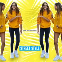 Tampil keren dengan hoodie ala street styler yang musti kamu coba. (Image: Daily Mail/Pinterest. DI: Muhammad Iqbal Nurfajri)