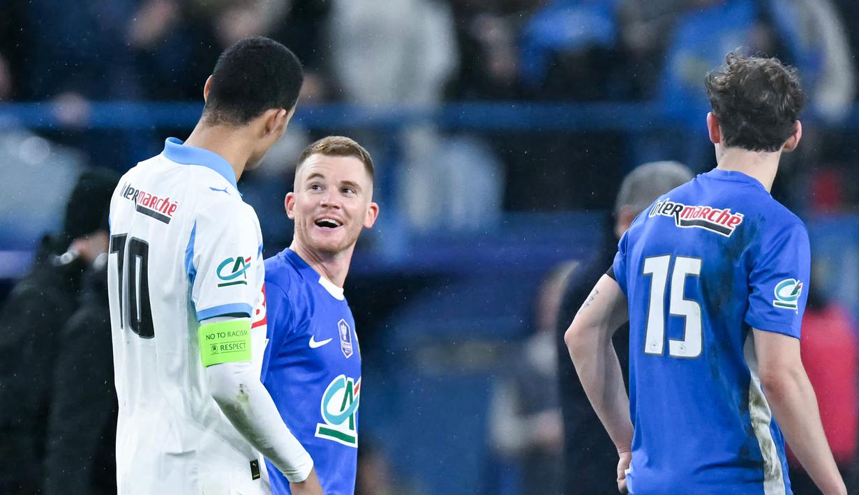 Secara keseluruhan, statistik Greenwood bersama Olympique Marseille terbilang luar biasa. Dari 61 penampilan, ia sudah terlibat langsung dalam 53 gol, rincian 41 gol dan 12 assist. Angka-angka ini menempatkannya sebagai salah satu penyerang paling produktif di Prancis musim ini. (AFP/Lou Benoist)