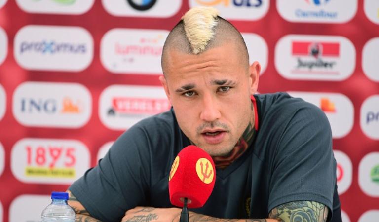 Gelandang AS Roma asal Belgia, Radja Nainggolan. (AFP/Emmanuel Dunand)