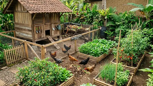 Umbaran Terintegrasi dengan Kebun Rumah