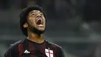 Striker AC Milan asal Brasil, Luiz Adriano. (AFP/Olivier Morin)