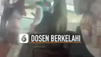 Berawal dari cek-cok, dosen pria tiba-tiba menampar dosen wanita.