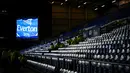 Suasana stadion Goodison Park menjelang laga putaran ketiga Piala FA 2024/2025 antara Everton melawan Peterborough United pada Jumat (10/01/2025) WIB. (AFP/Oli Scarff)