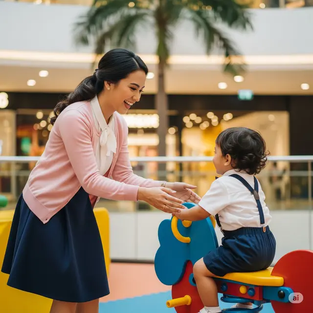 Inspirasi Outfit Anak dan Ibu Terbaru 2025. Foto: Gemini