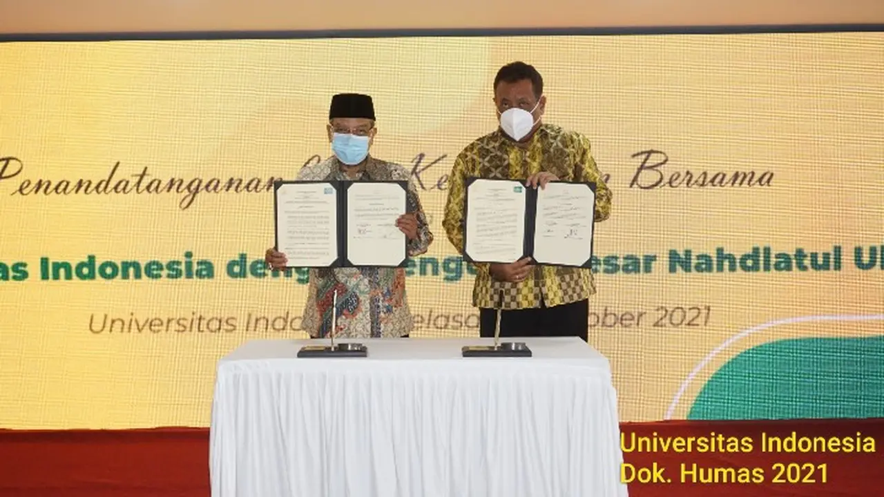 Universitas Indonesia dan PBNU Jalin Kerja Sama Tanamkan Nilai Kebangsaan di Lingkungan Kampus