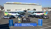 Kendaraan yang disediakan Hyundai digunakan untuk transportasi tim peserta hingga offisial tim dan panitia penyelenggara.