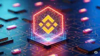 Ilustrasi kripto Binance Coin (BNB). (Gambar by AI)