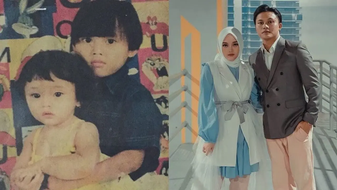 6 Potret Masa Kecil Rizky Febian dan Putri Delina, Bikin Gemas