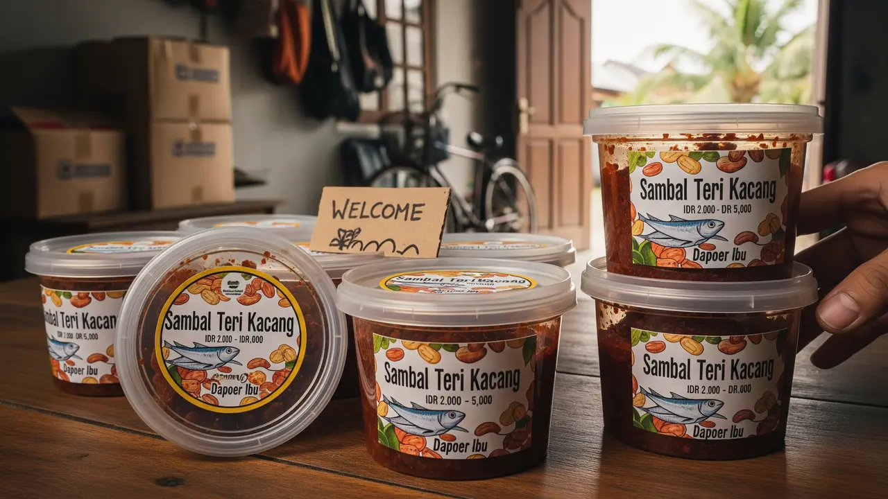 Ide Jualan Lauk Matang Rp2.000–Rp5.000 yang Cepat Laku dan Untung Harian Sambal Teri Kacang