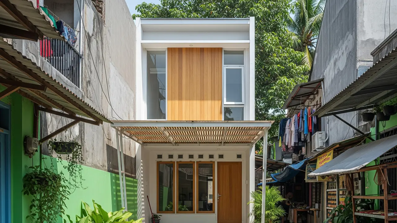 9 Model Rumah Kecil di Gang Tapi Garasi Luas, Solusi Lahan Sempit Perkotaan