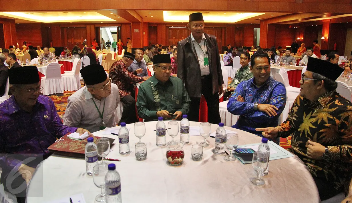 Suasana acara  Lembaga Persahabatan Ormas Islam deklarasi melawan Narkoba demi menyelamatkan Negara di Jakarta, Kamis (22/12). PBNU mengajak semua lapisan masyarakan dan menggadeng BNN untuk memberantas Narkoba. (Liputan6.com/Johan Tallo)