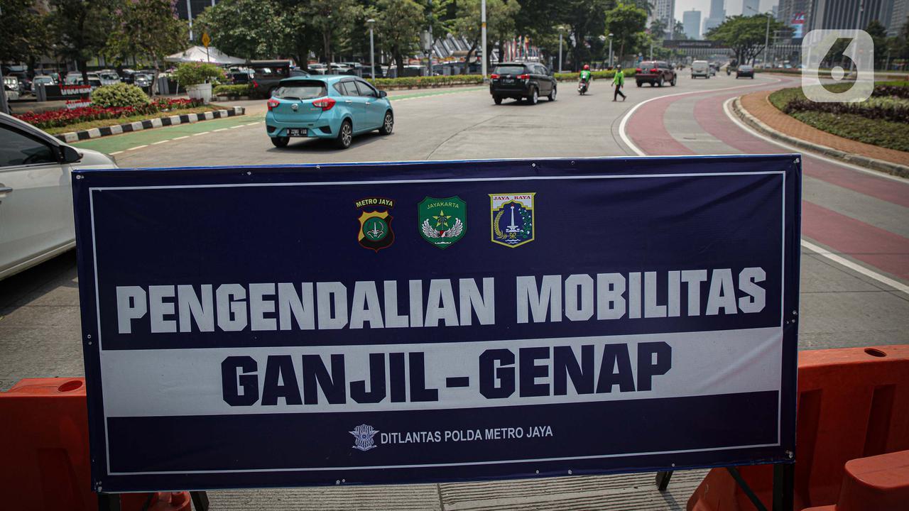 Ilustrasi Ganjil Genap (Liputan6.com/Faizal Fanani)