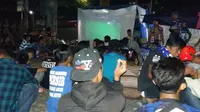 Persib Kalah, Nobar Bobotoh Garut Berakhir Sedih