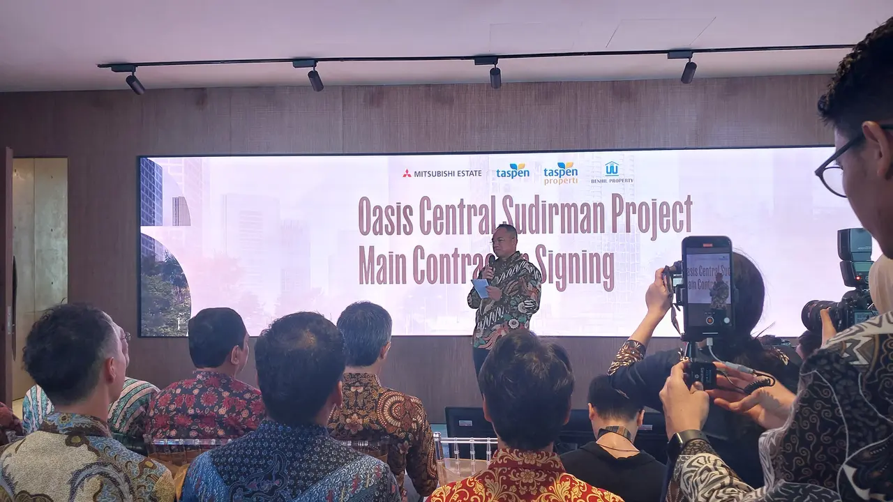 PT Taspen (Persero) resmi menunjuk kontraktor utama dalam membangun Oasis Central Sudirman, sebuah gedung pencakar langit.