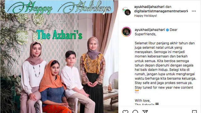 Ayu Azhari Ajak Anak-Anak Liburan Akhir Tahun ke Finlandia