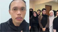 Kontroversi Wanda Hara pakai cadar di kajian ustaz Hanan Attaki. (sumber: Instagram/ayah_amanah)