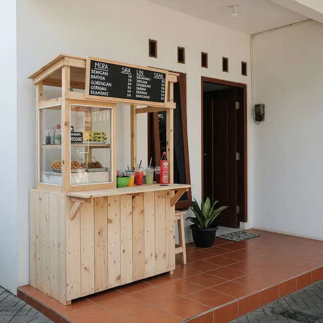 9 Model Lapak Jualan Minimalis untuk Rumah Type 45 Sederhana, Praktis dan Modern