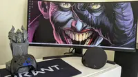 Review Xiaomi Mi Curved Gaming Monitor. (Liputan6.com/ Yuslianson)