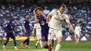 1. Gareth Bale - Kapten timnas Wales tersebut menjadi tumpuan Los Galacticos usai ditinggal Ronaldo. Namun performa Bale tidak sesuai dengan apa yang diharapkan. (AFP/Gabriel Bouys)