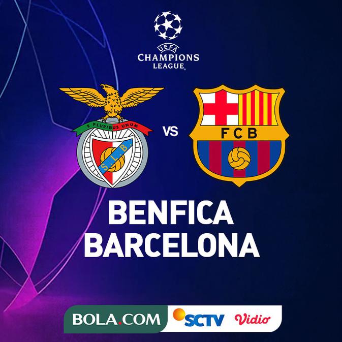 Benfica vs barcelona statistik
