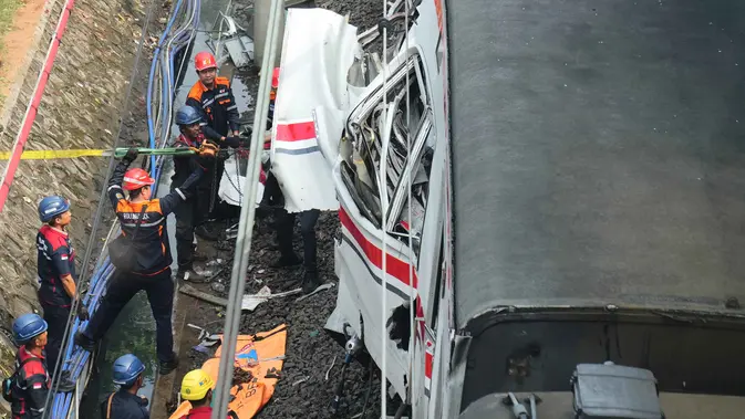 Masinis KA Argo Bromo Anggrek Jadi Tersangka Kecelakaan Bekasi
