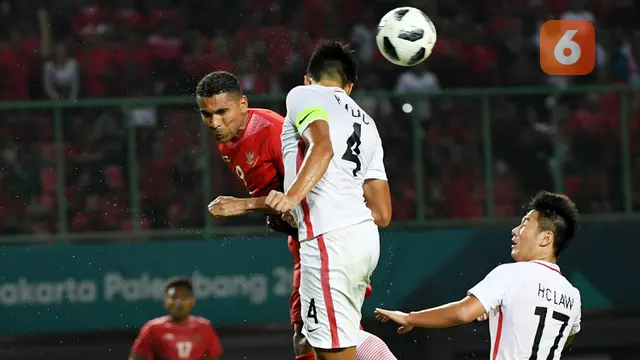 Sepak Bola : Indonesia Vs Hong Kong