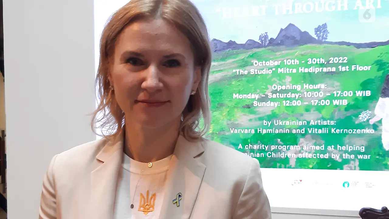 Wakil Ketua Parlemen Ukraina (Verkhovna Rada) Olena Kondratiuk.