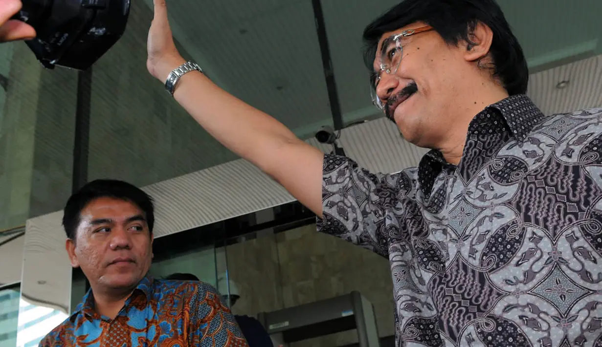 Kali ini Adhyaksa diperiksa sebagai saksi untuk tersangka, Direktur Utama PT Dutasari Citalaras, Machfud Suroso, Jakarta, Rabu, (7/5/2014) (Liputan6.com/Faisal R Syam)