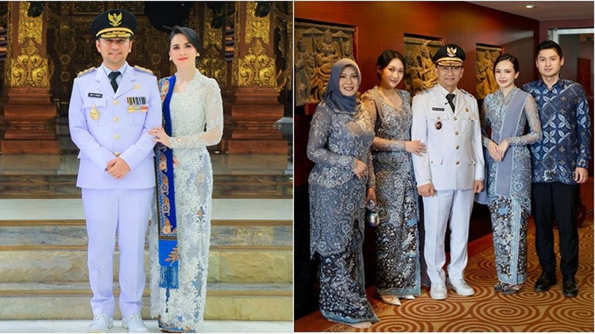6 Publik Figur Wanita Temani Anggota Keluarga Dilantik Jadi Kepala Daerah, Memukau