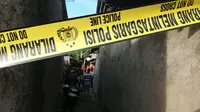 Lokasi penangkapan pembunuh sadis di Tambun, Bekasi. (Liputan6.com/Fernando Purba)