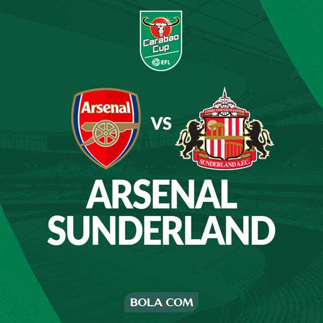 Arsenal vs Sunderland - Carabao Cup