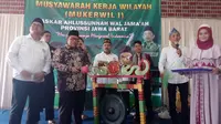 Aher Klaim Dapat Dukungan Ulama dan Kiai Jabar Nyapres 2019 (Liputan6.com/jayadi supriadin)