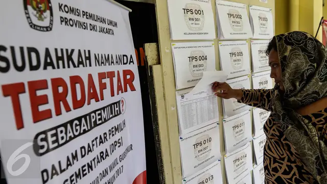 Ilustrasi Daftar Pemilih Pilkada Brebes 2017