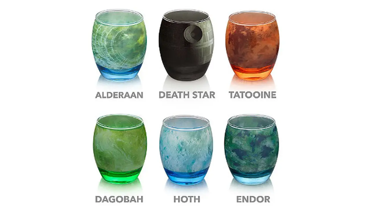 Gelas Minum Unik dengan Tema Planet Star Wars