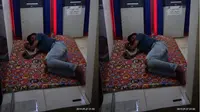 Saat kebanyakan orang memilih bermalam di hutan atau tempat yang lebih tinggi usai gempa, Khalik Rahantan justru memilih tidur di bilik ATM. (Liputan6.com/ Abdul Karim)