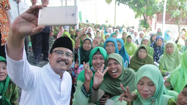 Calon Gubernur Jawa Timur Saifullah Yusuf atau Gus Ipul