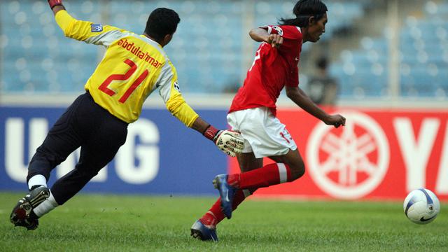 Budi Sudarsono - Timnas Indonesia Vs Bahrain di Piala Asia 2007