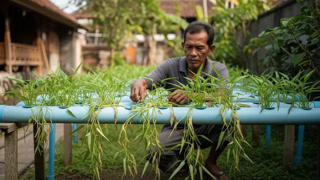 Merawat Kangkung Hidroponik Anti Layu