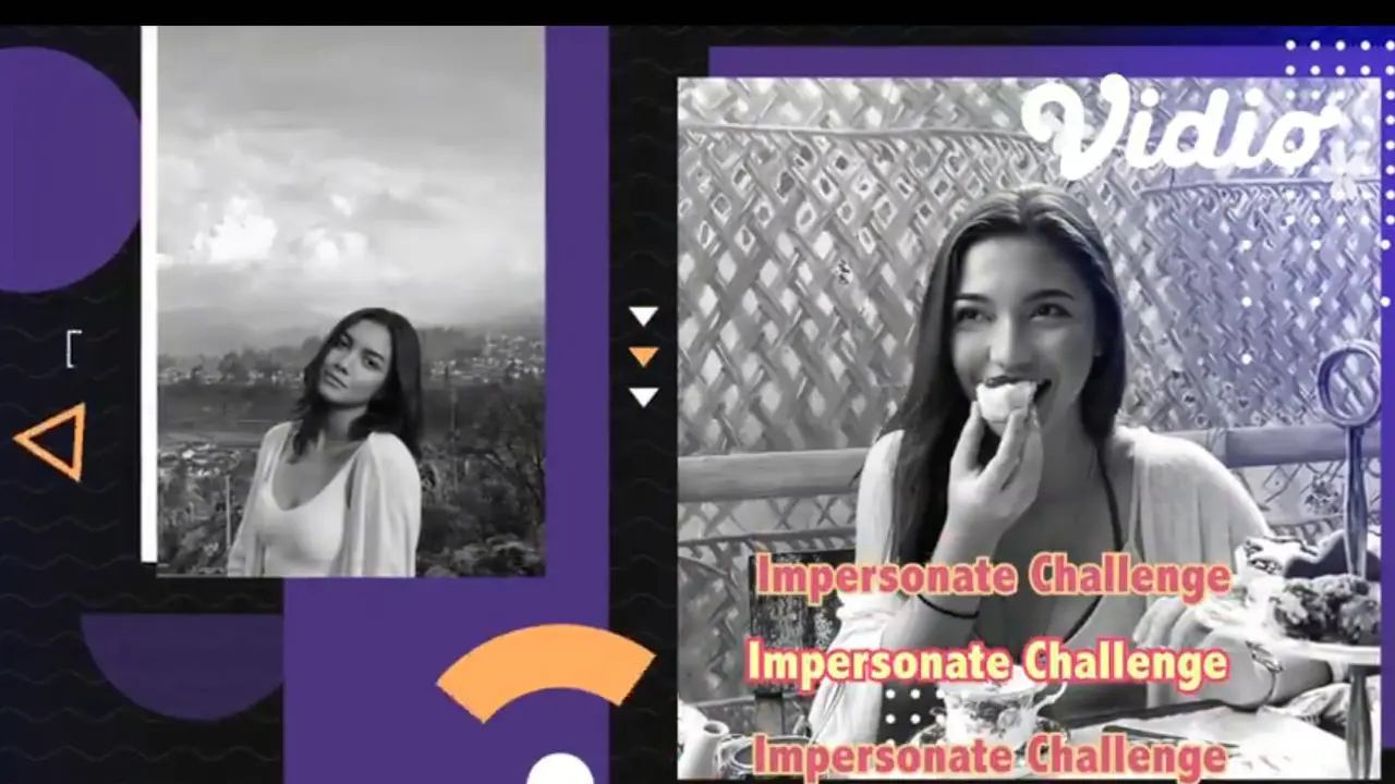 Angela Gilsha Bermain Impersonate Challenge Dalam BTS Samudra Cinta. sumberfoto: SCTV