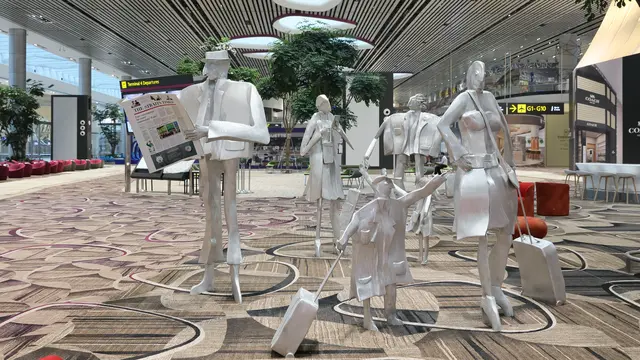 Bandara Changi Beri Kemewahan di Galeri Seni Kinetik Terbesar