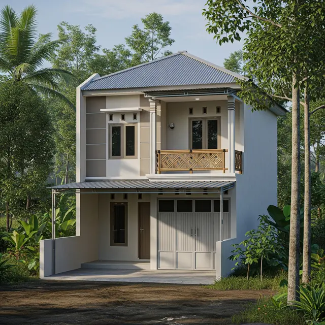 9 Desain Rumah Sederhana 9x9 dengan Garasi, Solusi Hunian Fungsional