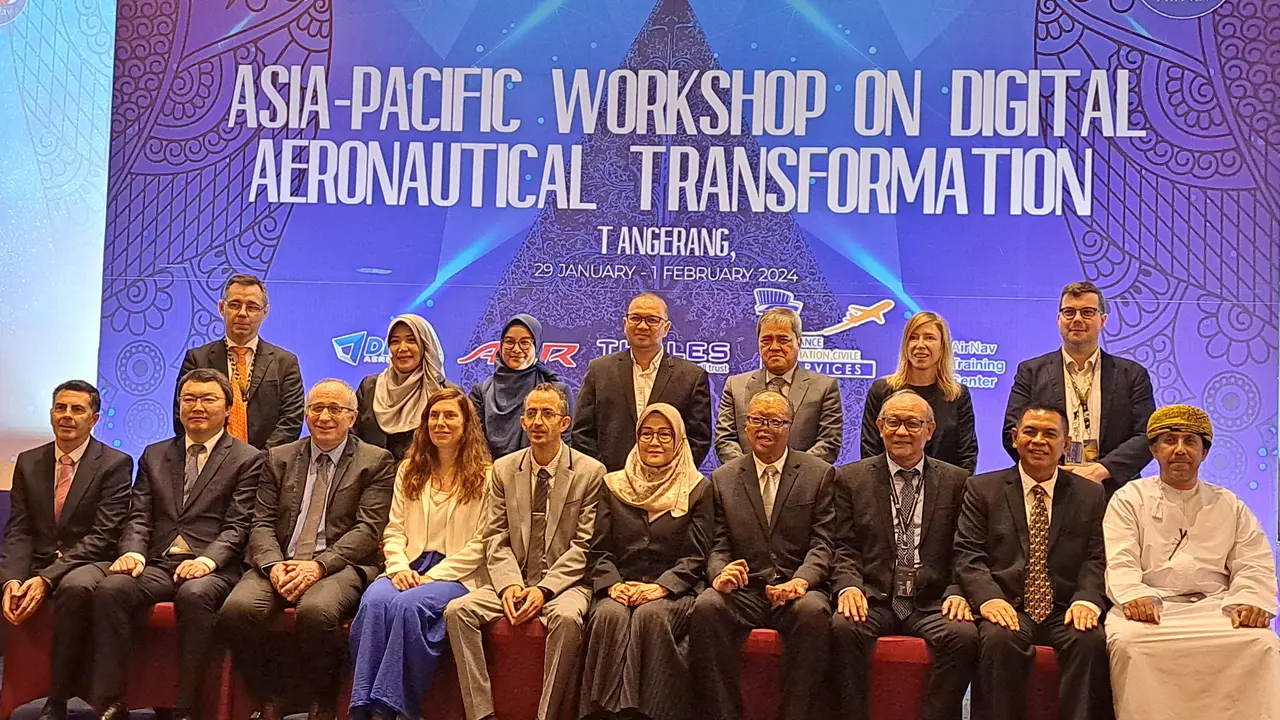 Ainav Indonesia Gandeng Prancis Adakan Workshop Digitalisasi Penerbangan se-Asia Fasifik