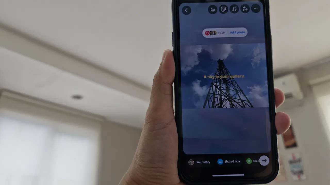 Tren Instagram A Sky in Your Gallery