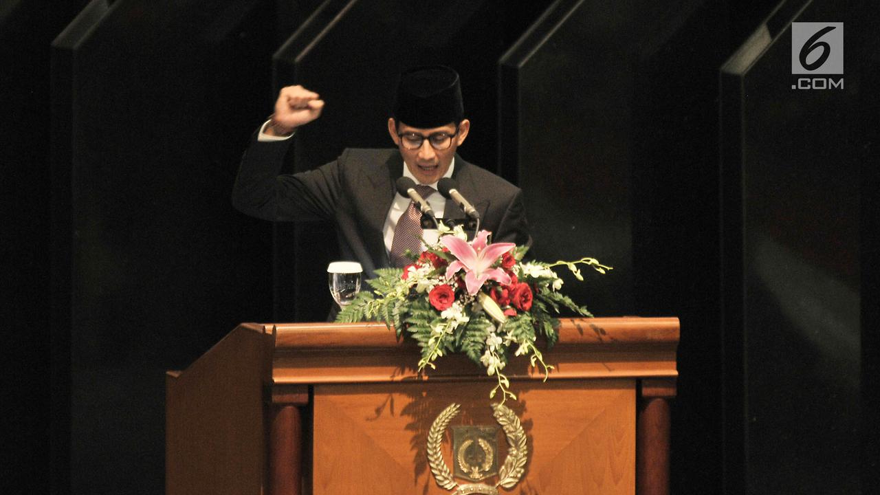Sandiaga Uno Mengundurkan Diri di Hadapan DPRD DKI Jakarta