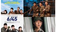 Film 6/45 yang bercerita tentang perebutan sebuah kertas lotre bernilai 5.7 milyar won oleh tentara Korsel dan Korut yang kemudian dikemas dalam sebuah petualangan kerja sama. (source: TIX ID)