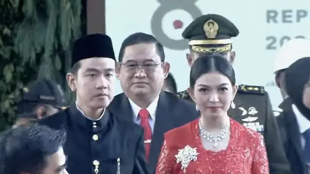 Penampilan Keluarga Jokowi di Pelantikan Prabowo-Gibran. [Youtube MPR]