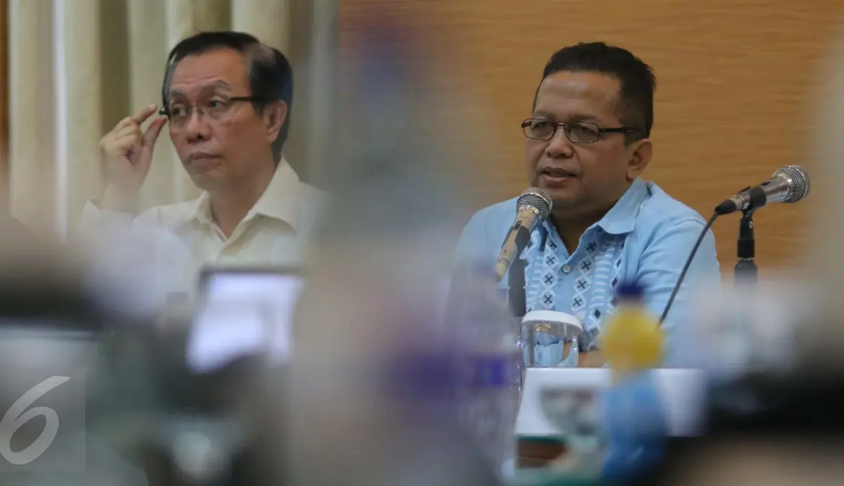 Ketua KEIN Soetrisno Bachir memberikan penjelasan saat FGD KEIN di Jakarta, Rabu (5/10). Pariwisata merupakan sektor yang memiliki potensi paling besar untuk mendorong perekonomian Indonesia. (Liputan6.com/Angga Yuniar)