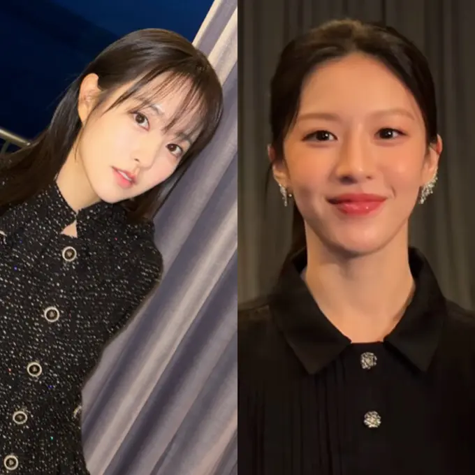 Tampilan Park Bo Young dan Go Young Jung saat terima penghargaan pakai baju Chanel.