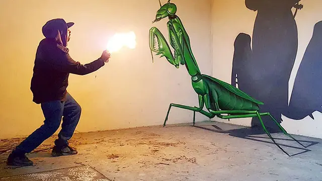 karya seni 3D yang sangat nyata (foto: boredpanda)