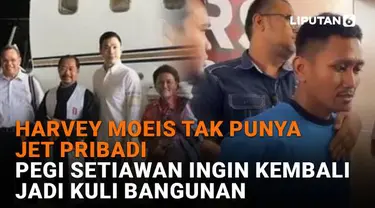 Mulai dari Harvey Moeis tak punya jet pribadi hingga Pegi Setiawan ingin kembali jadi kuli bangunan, berikut sejumlah berita menarik News Flash Liputan6.com.